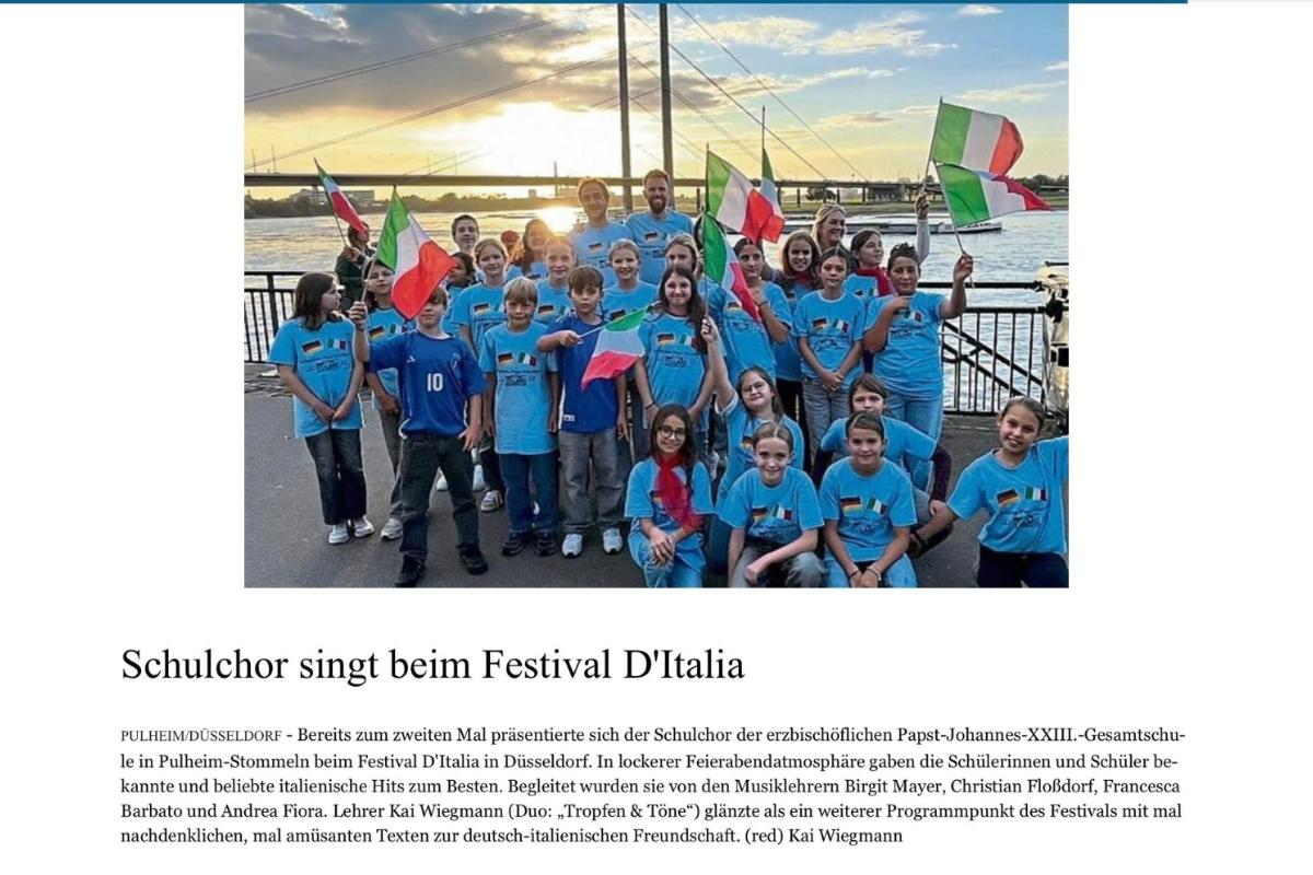 Festival D'Italia Artikel