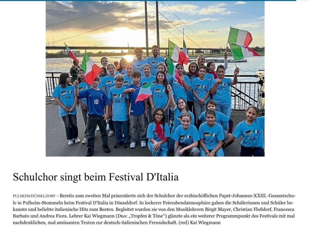 Festival D'Italia Artikel