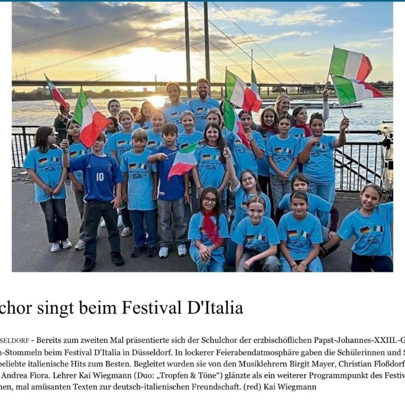 Festival D'Italia Artikel
